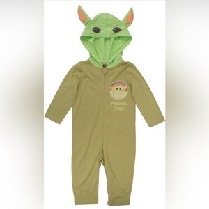 Star Wars Baby Yoda Green Hooded One-Piece